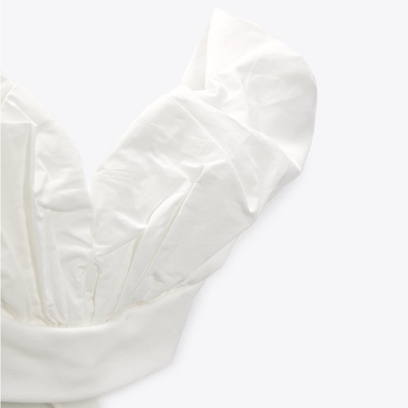 NWT Zara Sweetheart Neck Top - Picture 5 of 10